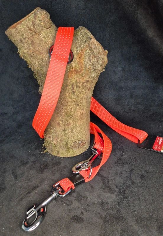 Karlie trainingsriem driestandenriem hondenriem 200cm * 25mm hondenlijn