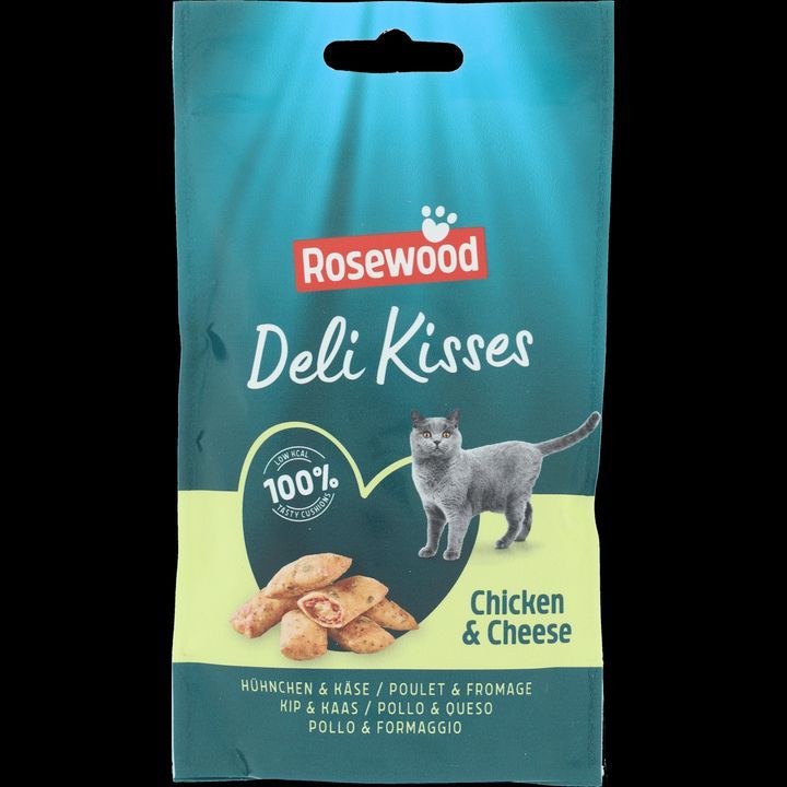 Rosewood Deli Kisses Kip&Kattenkruid 60gr - kattensnacks (zie bulkvoordeel) Rosewood Deli Kisses Kip&Kattenkruid 60gr - kattensnacks (zie bulkvoordeel)