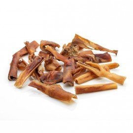 ! NIEUW ! DierOKÉ lamskophuid 1000gr, 100% natuurlijke hondensnack kophuid lam