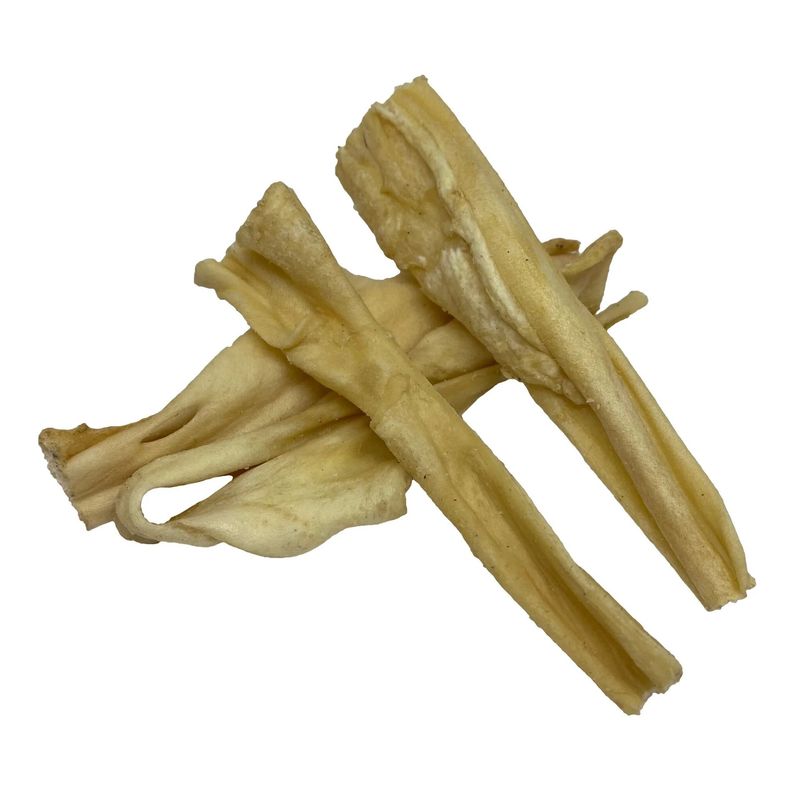 ! NIEUW ! DierOKÉ lamskophuid 1000gr, 100% natuurlijke hondensnack kophuid lam