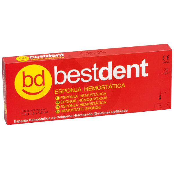 ESPONJAS HEMOSTÁTICAS 10uds.
BESTDENT