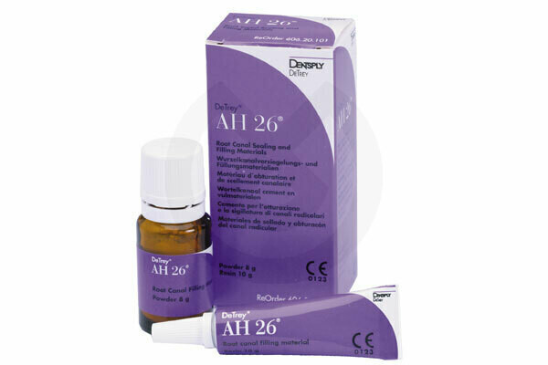 AH-26 CON PLATA KIT 8GR.+10GR SELLADOR DE CANALES DENTSPLY MAILLEFER