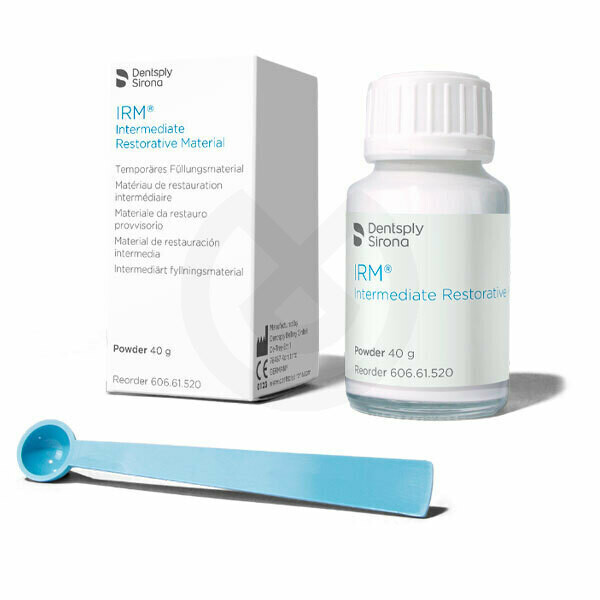 IRM POLVO 40GR. DENTSPLY CEMENTO OBTURACIÓN PROVISIONAL