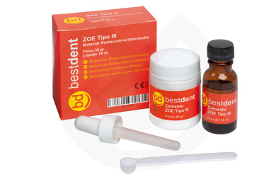CEMENTO ZOE TIPO III
BESTDENT
CEMENTO OBTURACIÓN PROVISIONAL