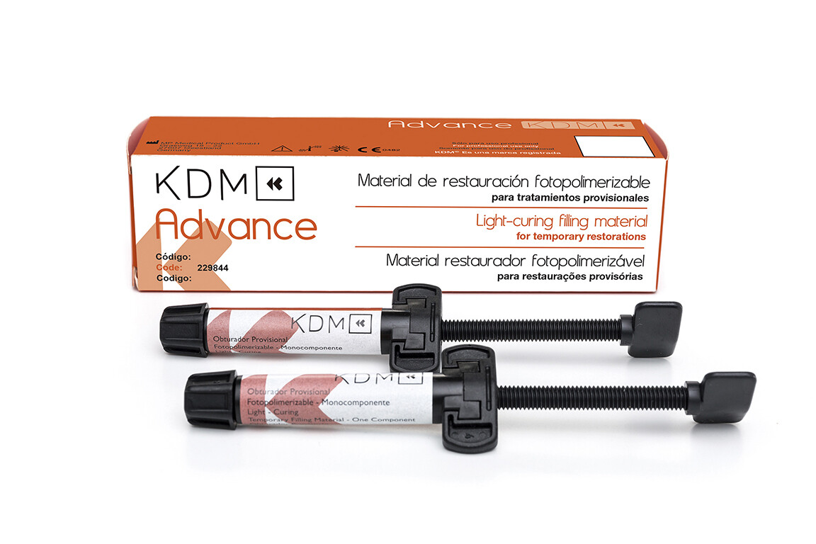 ADVANCE KDM 2 jer x 4 g
CEMENTO OBTURACIÓN PROVISIONAL