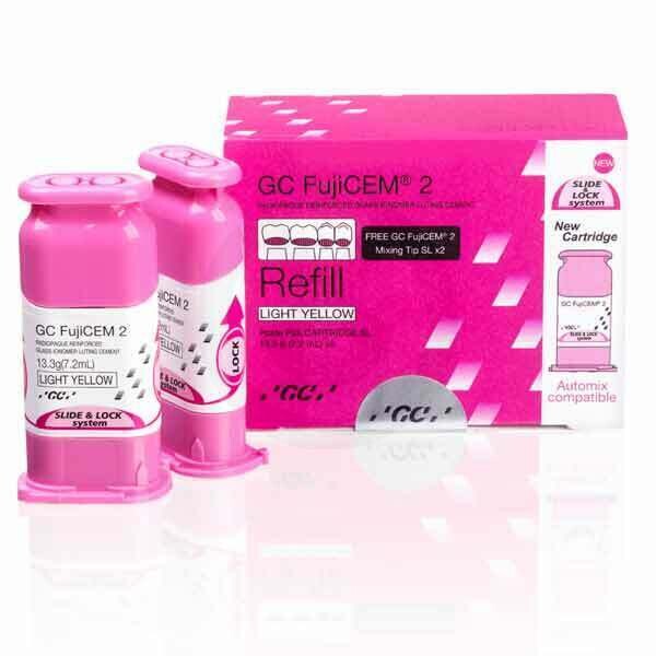 GC FUJICEM 2 SL REFILL
GC
CEMENTO DEFINITIVO