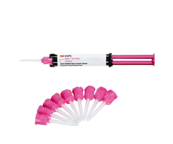 KETAC CEM PLUS AUTOMIX 1 JERINGA + 12 PUNTAS MEZCLA
3M
CEMENTO DEFINITIVO