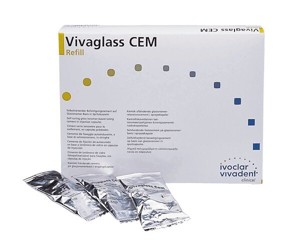 VIVAGLASS CEM PL (30 g+10 ml)
IVOCLAR
CEMENTO DEFINITIVO IONOMERO VIDRIO