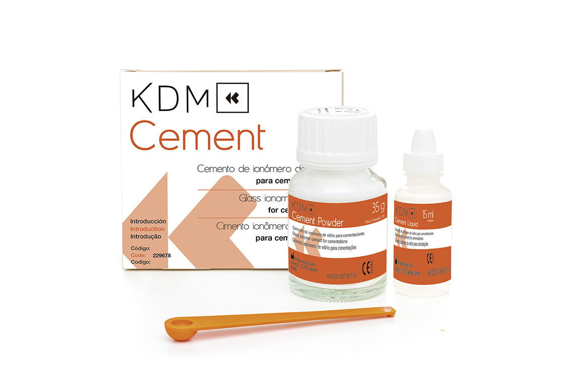 CEMENT KDM kit intro
CEMENTO DEFINITIVO IONOMERO VIDRIO