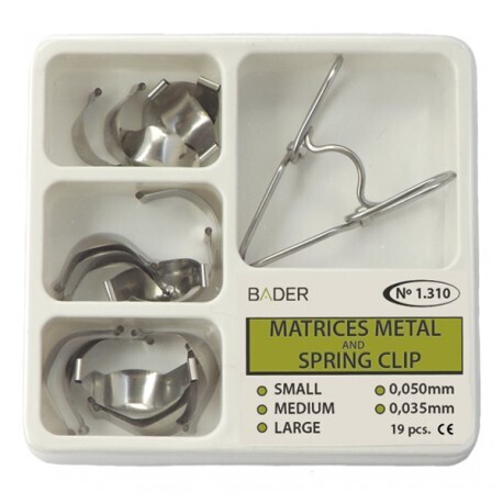 MATRIZ METAL+ SPRING CLIP BADER