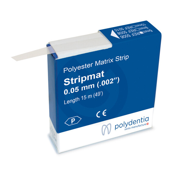 STRIPMAT EN ROLLO 6MM
POLYDENTIA
MATRIZ ACETATO