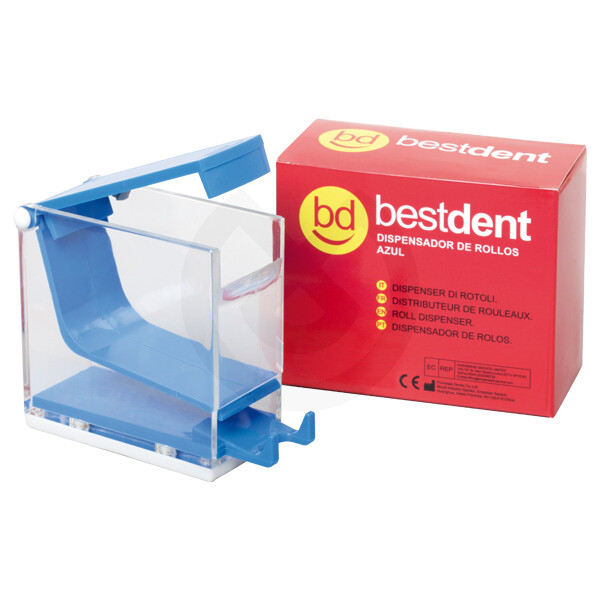 DISPENSADOR DE ROLLOS AZUL
BESTDENT
