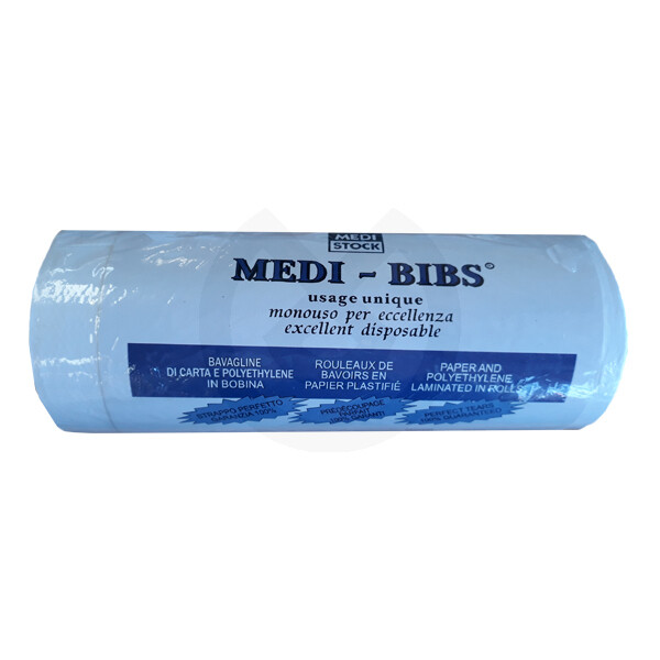 BABEROS PLASTICO PAPEL BLANCO
MEDISTOCK