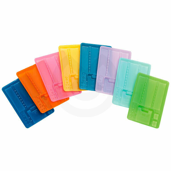 BANDEJAS PLÁSTICO COLORES DESECHABLES 400 UDS.
