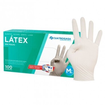 GUANTE LÁTEX CON POLVO    100 UDS