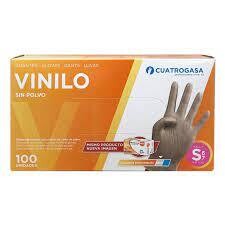 GUANTE VINILO SIN POLVO  100 UDS