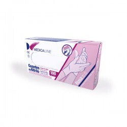 GUANTES NITRILO S/P ROSA  100U MEDICALINE