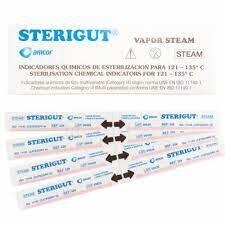 STERIGUT TIRAS  INDICADOR QUÍMICO PARA VAPOR CLASE 4 - MULTIPARAMÉTRICO
AMCOR