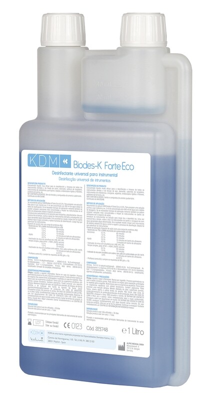 KDM BIODES-K FORTE
KDM DESINFECCIÓN INSTRUMENTAL