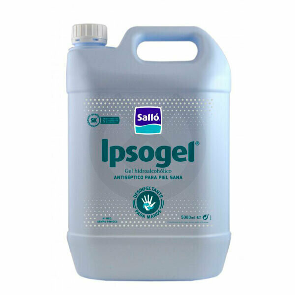 IPSOGEL GEL MANOS 5L.
SALLO DESINFECCIÓN DE MANOS