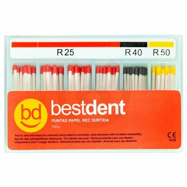 PUNTAS DE PAPEL RECIPROCANTE
BESTDENT