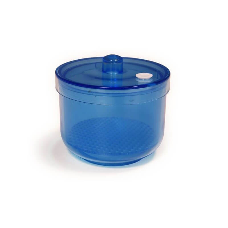 CAJA DESCONTAMINAR FRESAS AZUL
 DESINFECCIÓN FRESAS