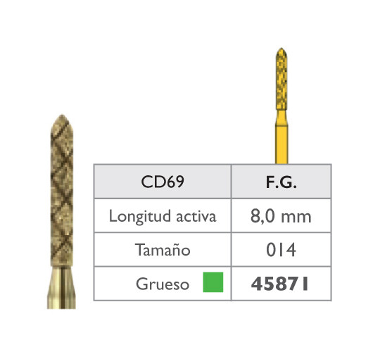 FRESA COOL-DIAMANT CD69G.014.FG GRANO GRUESO
BUSCH