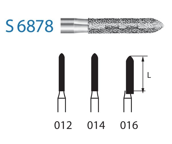 FRESAS DIAMANTE TURBINA F.G. S6878.314 TORPEDO PARALELO CON BISEL SERIE-S
KOMET