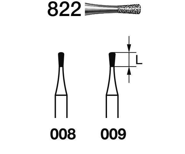 FRESA DIAMANTE PERA PEQUEÑA F.G. 822.314.008 GRANO MEDIO PARTE ACTIVA 2 MM
KOMET