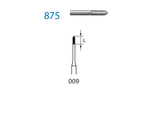 FRESA DIAMANTE TORPEDO F.G. 875.314.009 GRANO MEDIO
KOMET