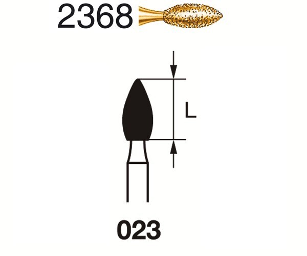 FRESA DIAMANTE 2368.314.023 KOMET diamante clinica S2000 5 ud
KOMET