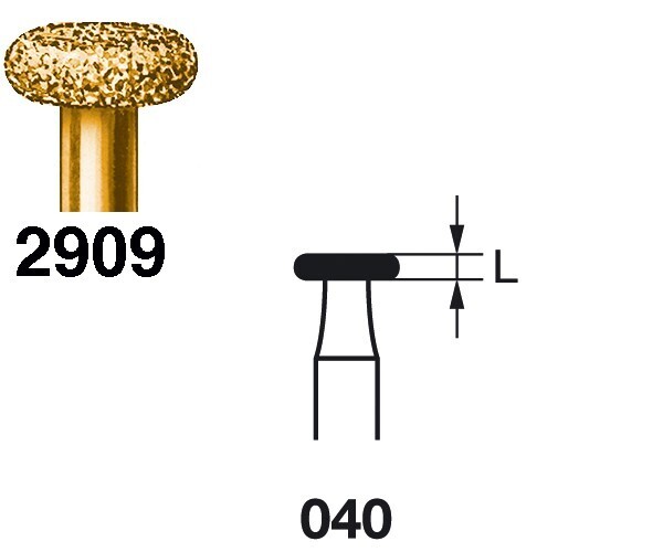 FRESA DIAMANTE DONUT F.G. 2909.314.040 GRANO GRUESO SERIE 2000
KOMET