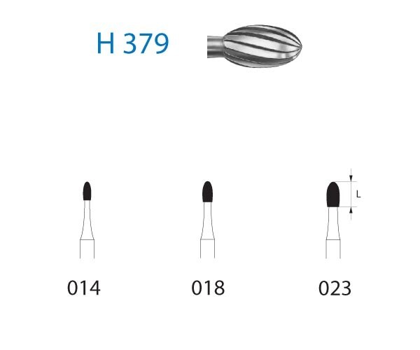 FRESAS TUNGSTENO TURBINA H379.314.014 HUEVO PARA ACABADO NORMAL MIL HOJAS
KOMET