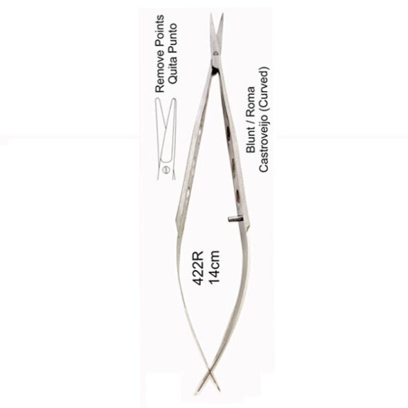 CASTROVIEJO 14 CM RETIRADA PUNTOS