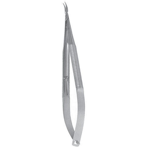 PORTA AGUJA MICROCIRUGÍA 15CM CURVO MASTER