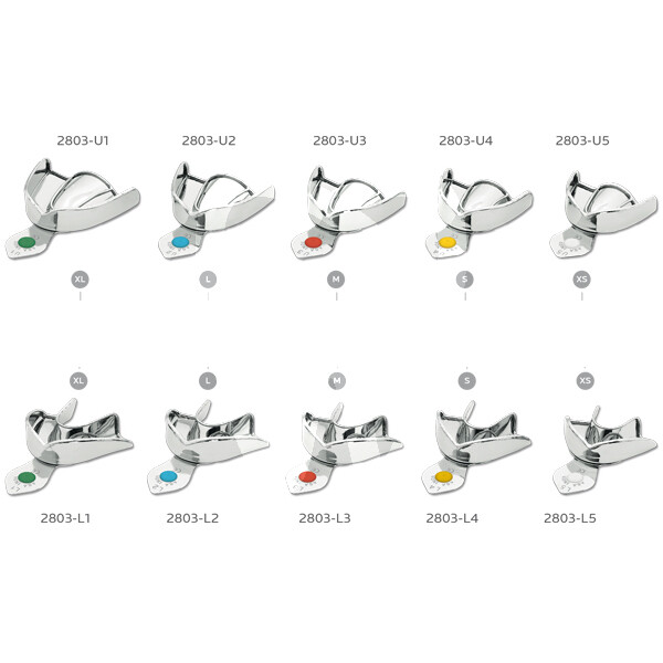 CUBETAS LISAS CON REBORDE  ASA DENTAL