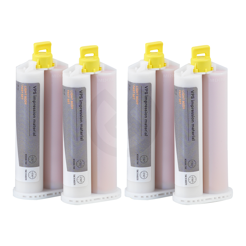 SILICONA LIGHT BODY FAST SET 4 CARTUCHOS PROCLINIC EXPERT