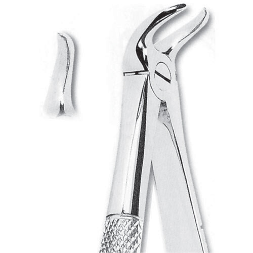 FORCEPS EXTRACCIÓN FORMA INGLESA MOLARES INFERIORES CAREADOS CON CORONAS ROTAS FIG. 87 MASTERS