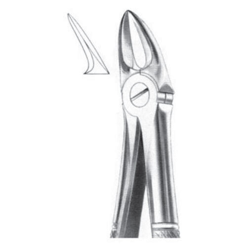 FORCEPS EXTRACCIÓN FORMA INGLESA RAICES INFERIORES  MOLARES FIG. 55 MASTERS