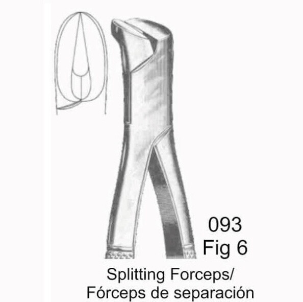 FORCEPS DE SEPARACIÓN FORMA AMERICANA  FIG. 6 MASTERS