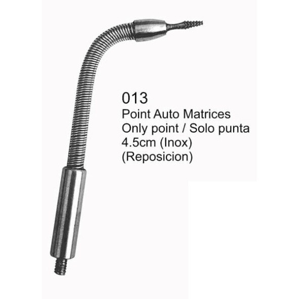 PUNTA AUTOMATRICE PARA MATRICES PREFORMADAS 4,5CM MASTERS
