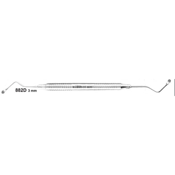 CURETA DENTADA LUCAS 3MM MASTERS