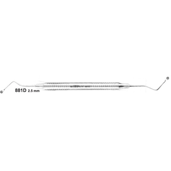 CURETA DENTADA LUCAS 2,5MM MASTERS