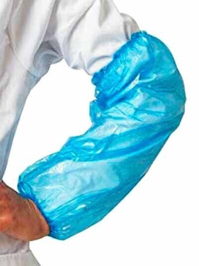 MANGUITOS PROTECTORES IMPERMEABLES AZULES