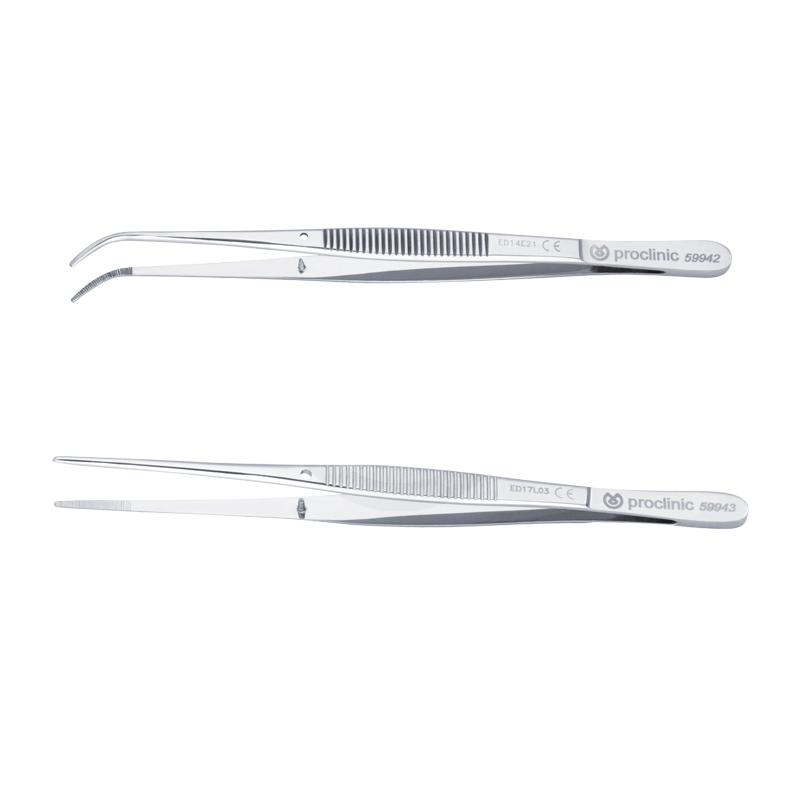 PINZAS MICROCIRUGÍA  RECTA / CURVA FINAS 12,5 CM
PROCLINIC