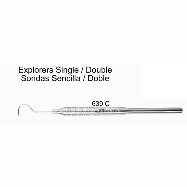 SONDA EXPLORADOR SENCILLA NUEVO MANGO 8 MM MASTERS