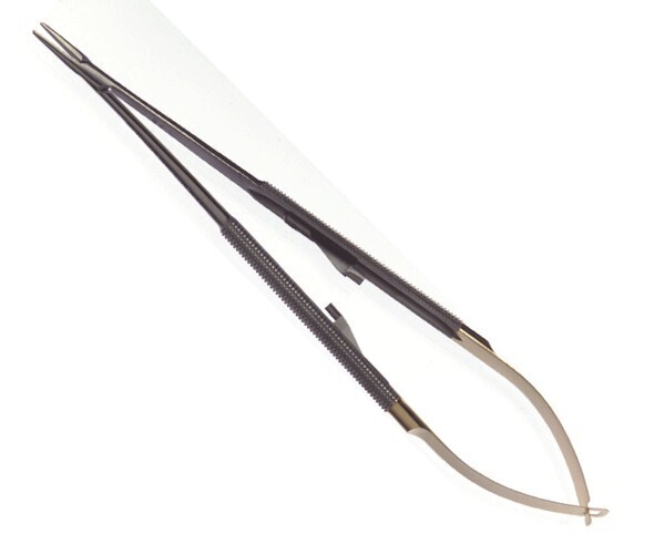 PORTA AGUJA CASTROVIEJO 18CM NHM-5026R HU-FRIEDY