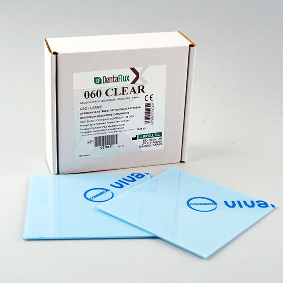 PLANCHAS CLEAR .060 1,5MM DENTAFLUX