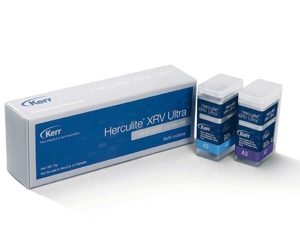 HERCULITE XRV ULTRA UNIDOSE
KERR COMPOSITE .