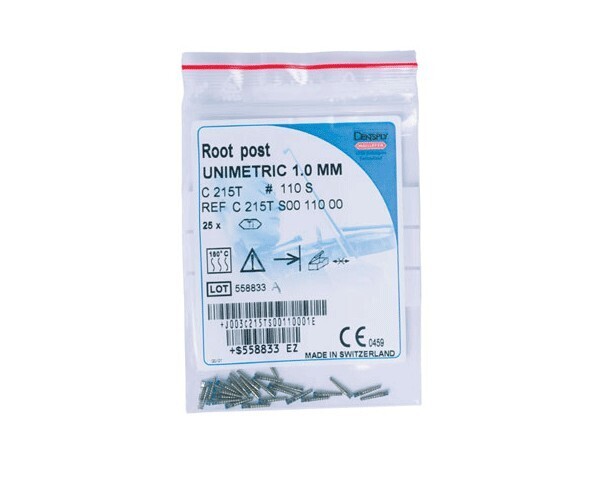 UNIMETRIC TITANIO 25 UDS.
DENTSPLY MAILLEFER